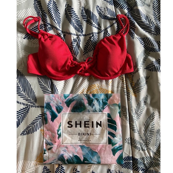 Red SHEIN Bikini Top - Picture 2 of 5